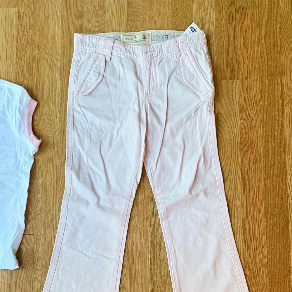NWT Childs pink pants (size 12 regular)